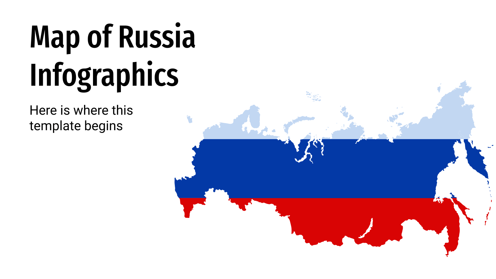 俄罗斯地图信息图形